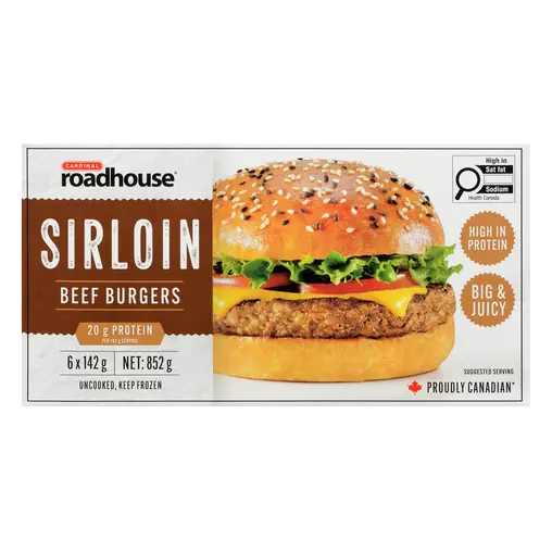 Burgers Sirloin Beef 852 g