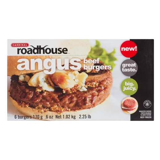Frozen Beef Burgers Angus 1.02 kg