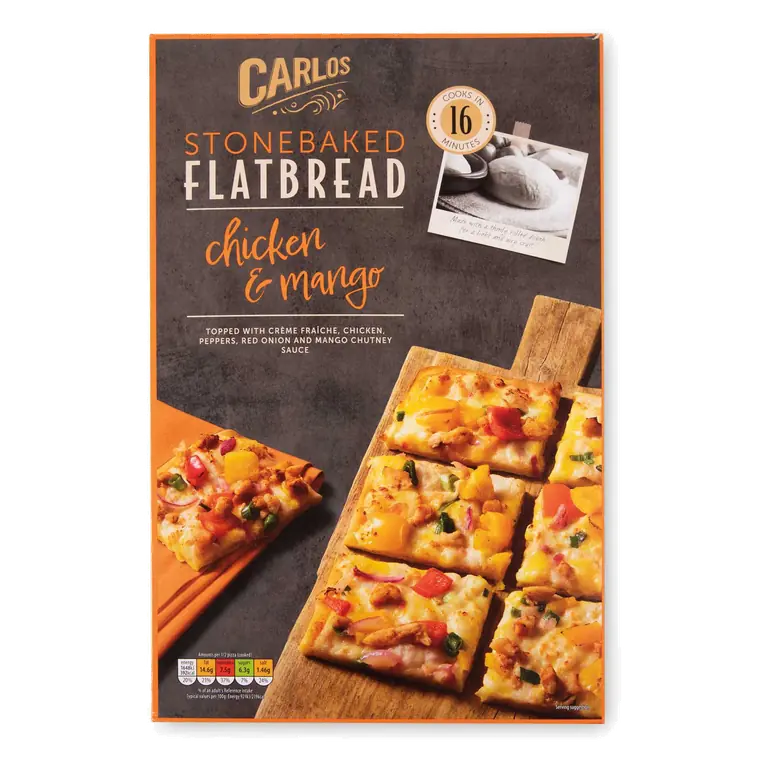 Chicken & Mango Stonebaked Flatbread