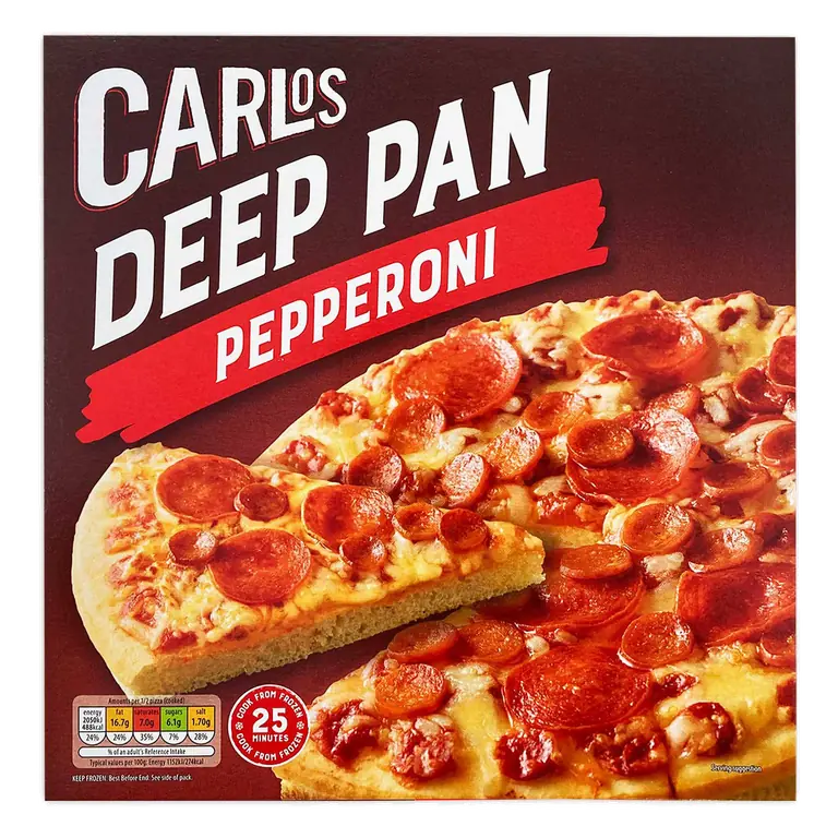 Deep Pan Pepperoni Pizza