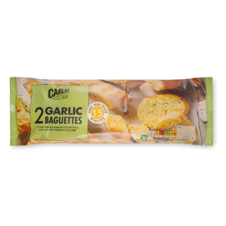 Garlic Bread Baguette Twin Pack