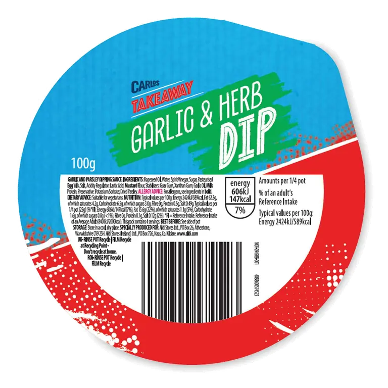 Garlic & Herb Pizza Dip
