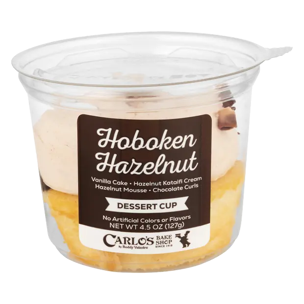 Hoboken Hazelnut Dessert Cup Refrigerated