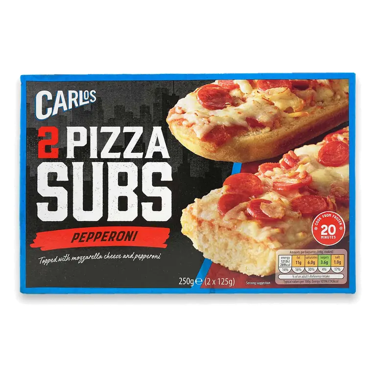 Pepperoni Pizza Subs 2 Pack