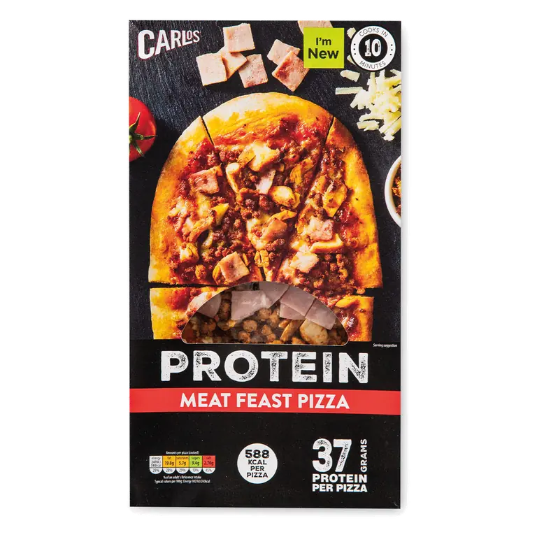 Protein Meat Feast Pizza