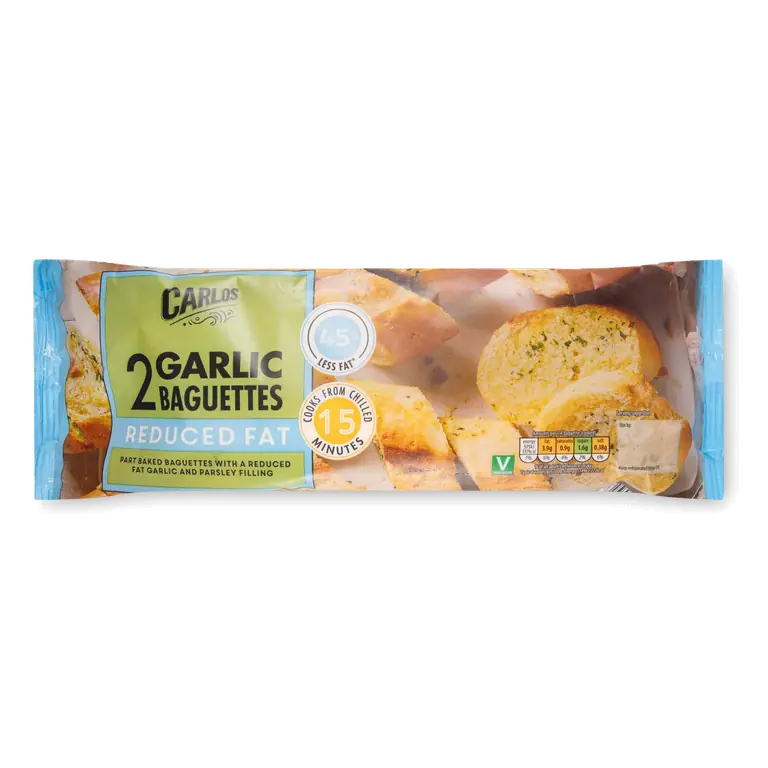 Reduced Fat Garlic Bread Twin Pack