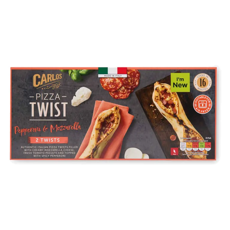 Salami Mozzerella Pizza Twist