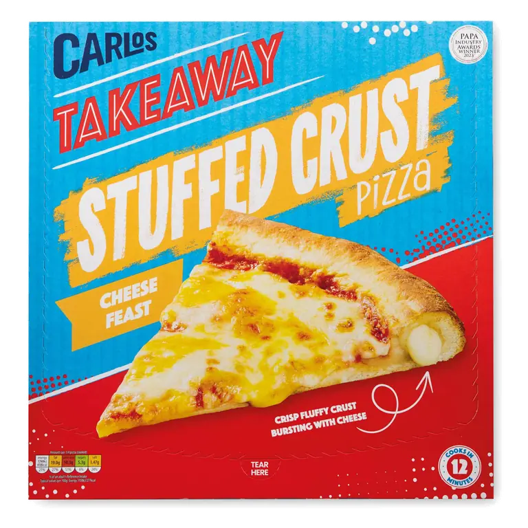 Takeaway Stuffed Crust Cheese Feast Pizza