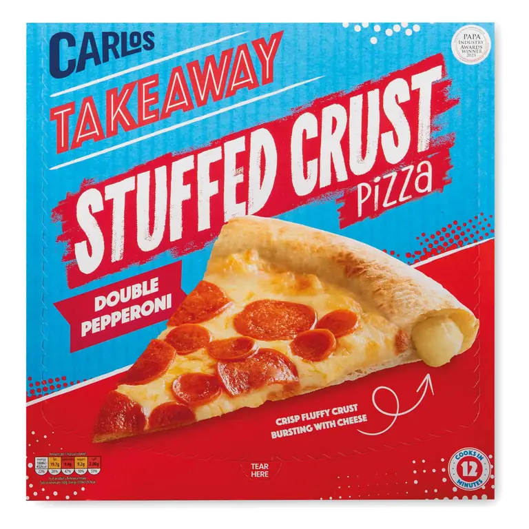 Takeaway Stuffed Crust Double Pepperoni Pizza