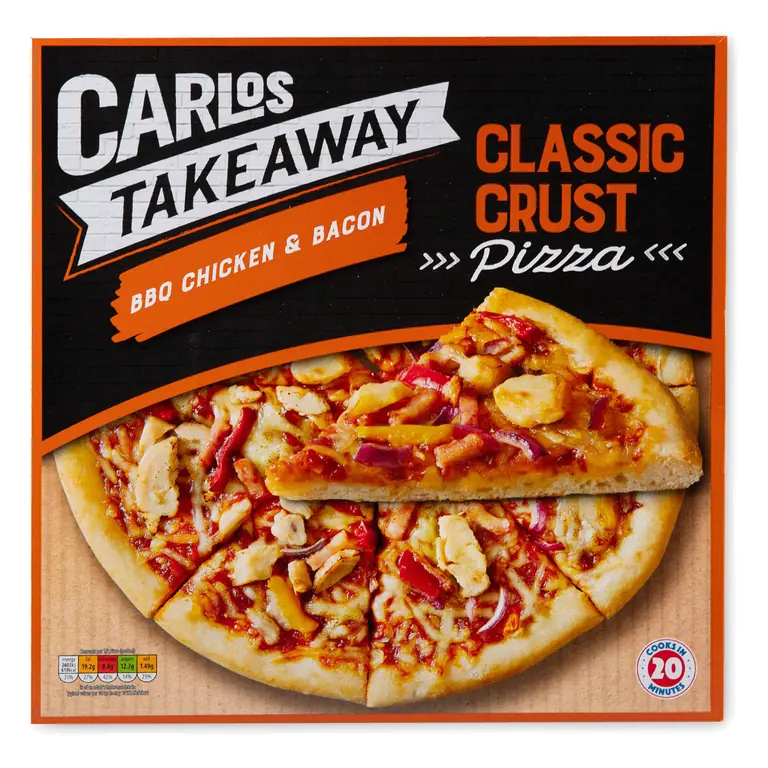 Takeway BBQ Chicken & Bacon Classic Crust Pizza