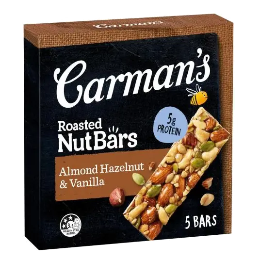 Almond Hazelnut & Vanilla Nut Bars 5 Pack