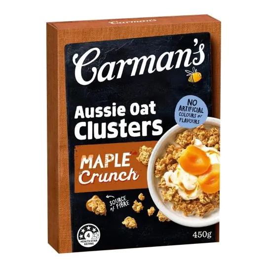 Aussie Oat Clusters Cereal Maple Crunch