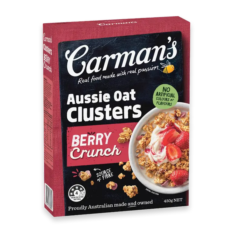 Clusters Aussie Oat Crunchy Berry Crunch