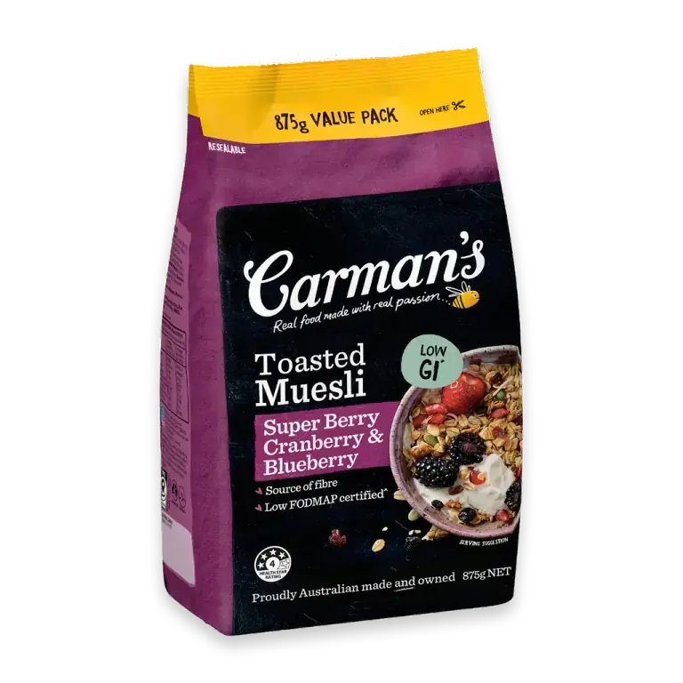 Muesli Toasted Super Berry Cranberry & Blueberry