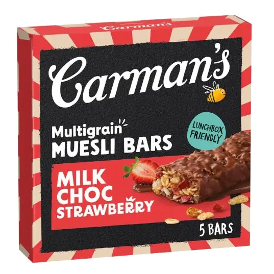 Multigrain Muesli Bars Milk Choc Strawberry 5 Pack
