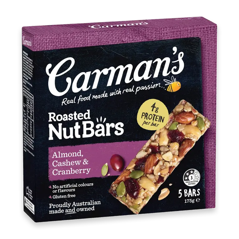Nut Bars Almond Cashew & Cranberry