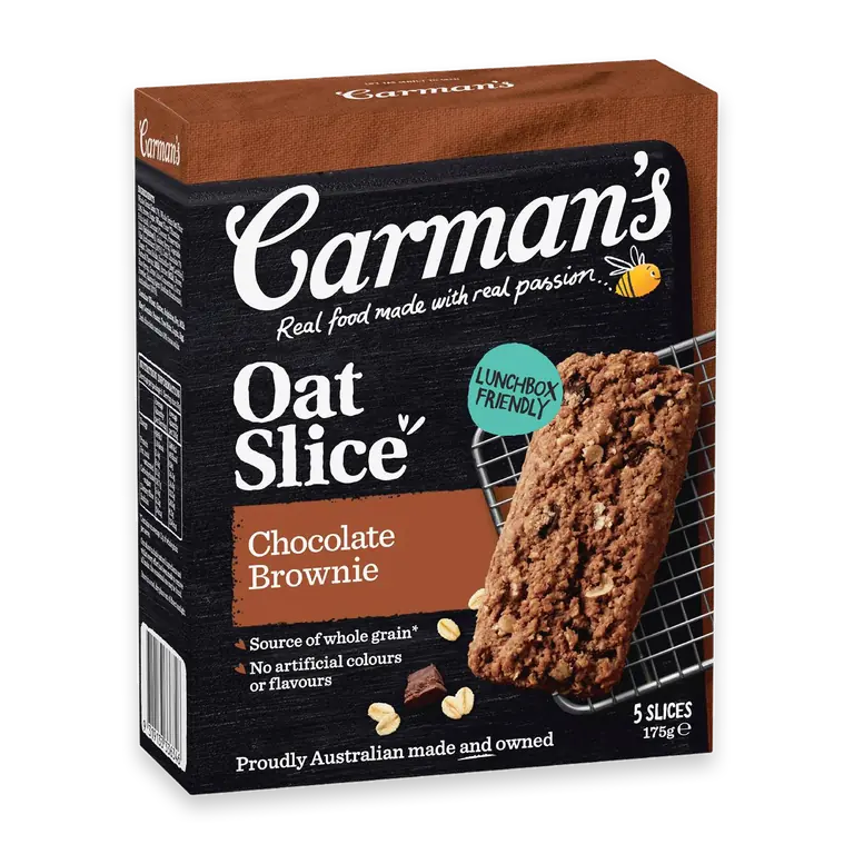 Oat Slices Belgian Choc Brownies