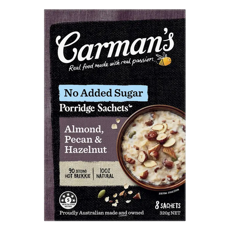 Porridge Almond Pecan Hazelnut