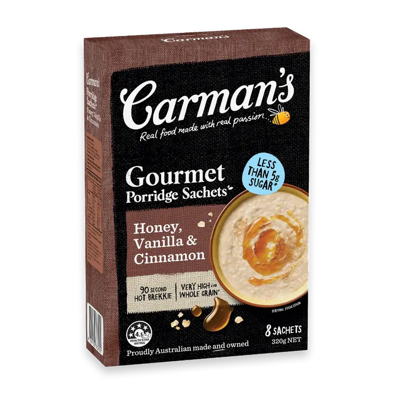 Porridge Sachets Honey Vanilla & Cinnamon