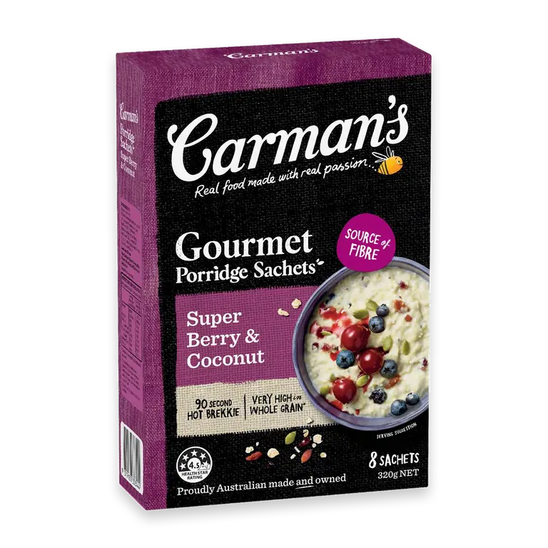 Porridge Sachets Super Berry & Coconut