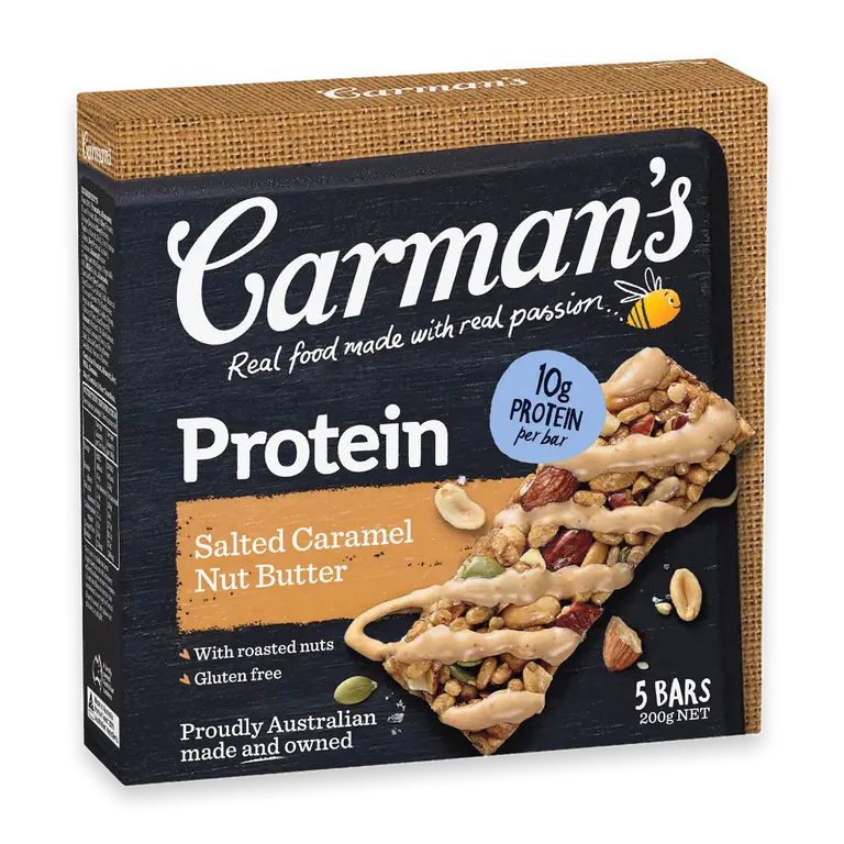 Protein Bars Salted Caramel Nut Butter