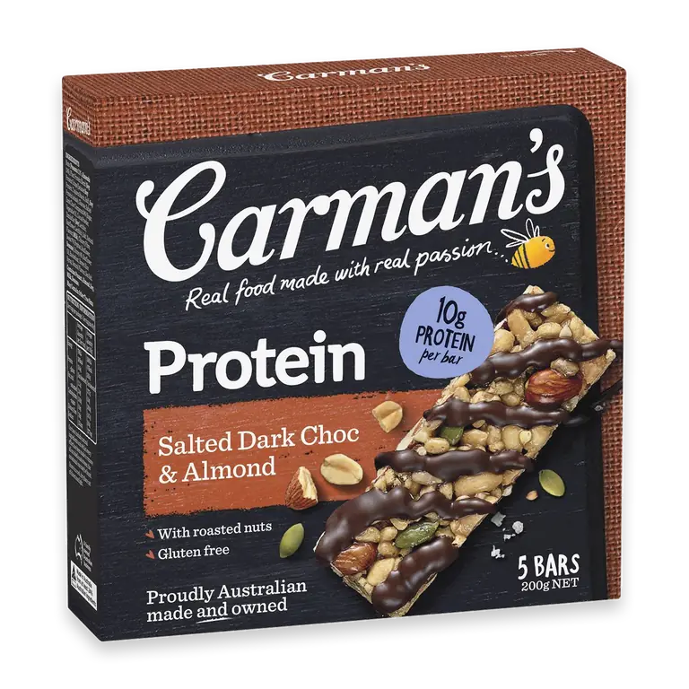 Protein Bars Salted Dark Choc & Almond
