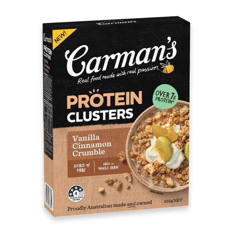 Protein Clusters Vanilla Cinnamon Crumble