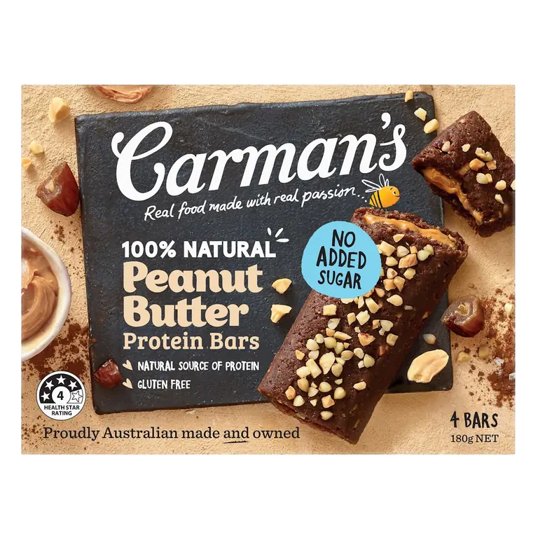 Protein Nut Butter Bars Peanut Butter