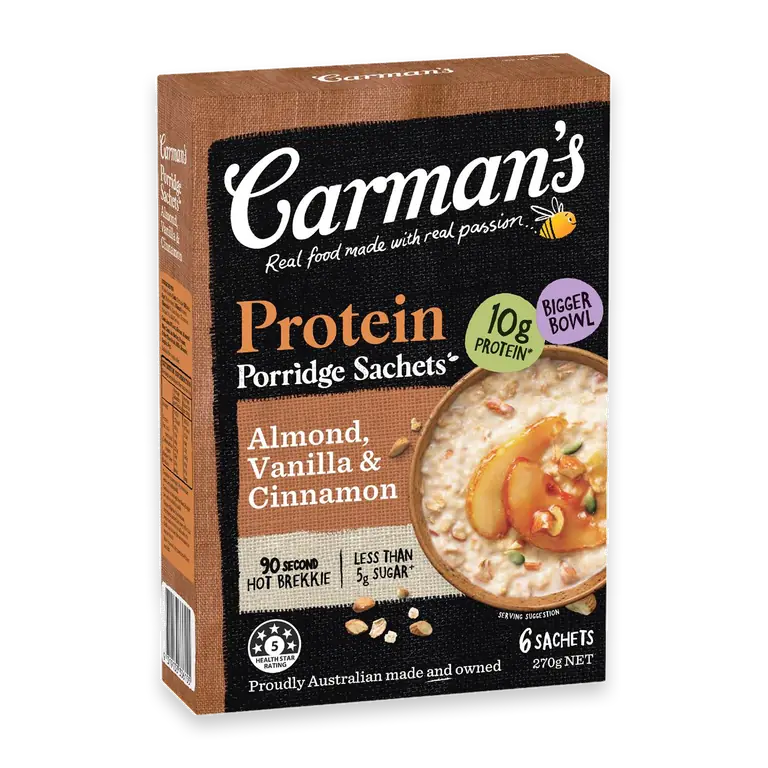 Protein Porridge Sachets Almond Vanilla & Cinnamon