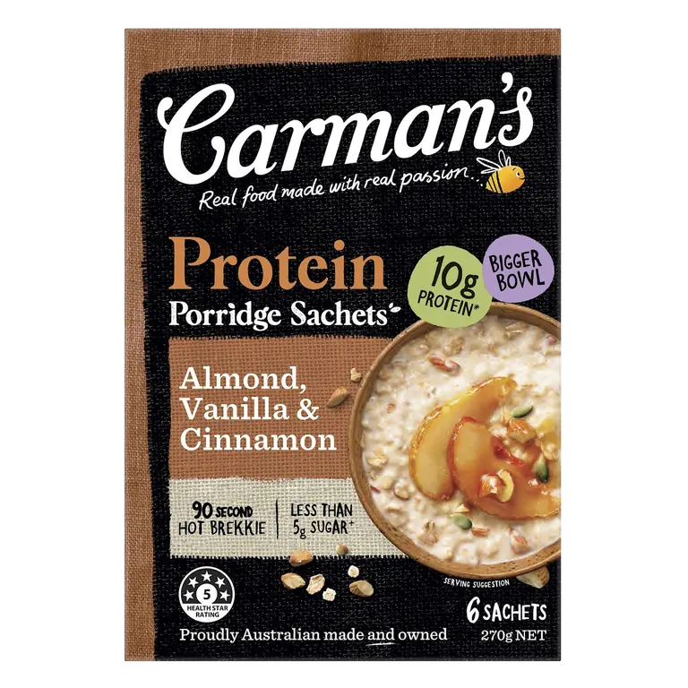 Protein Rich Porridge Almond Vanilla Cinnamon