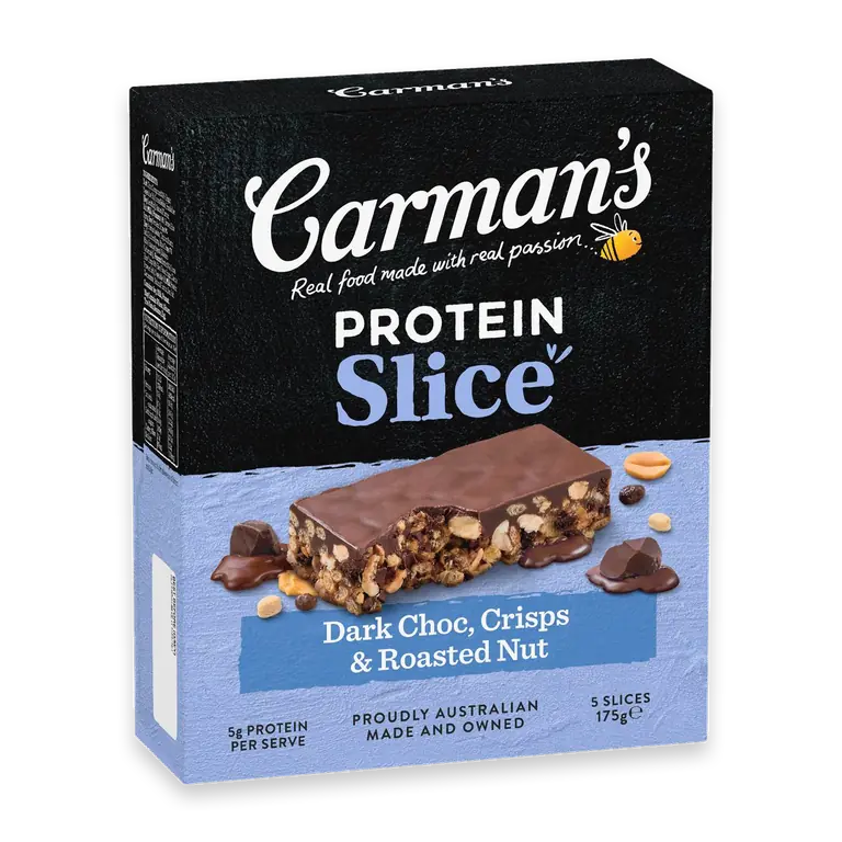 Protein Slice Bar Dark Choc Crisp & Roasted Nut