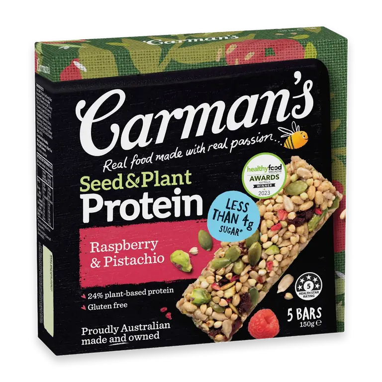 Seed & Plant Protein Bars Raspberry & Pistachio