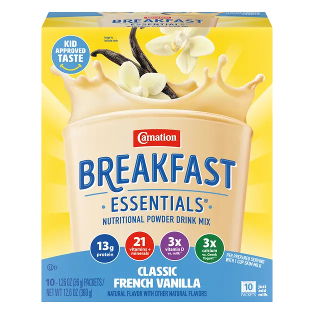 Breakfast Essentials French Vanilla Nutritional Drink Mix 10 ct