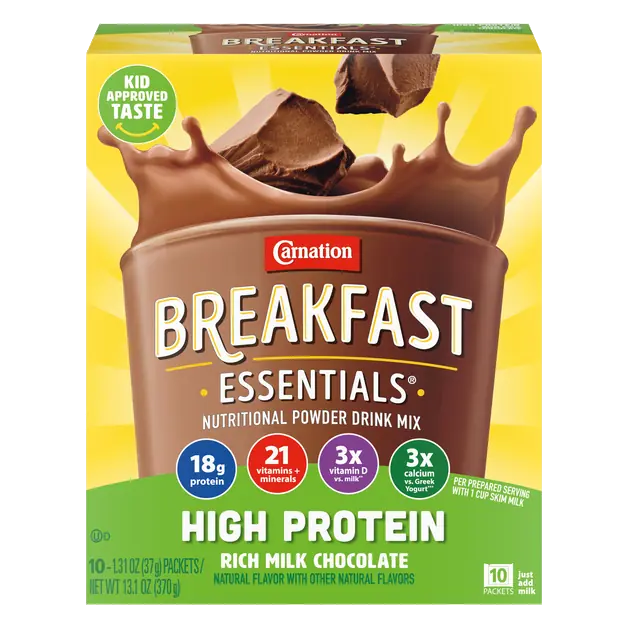 Breakfast Essentials High Protein Milk Chocolate Drink Mix 10 ct