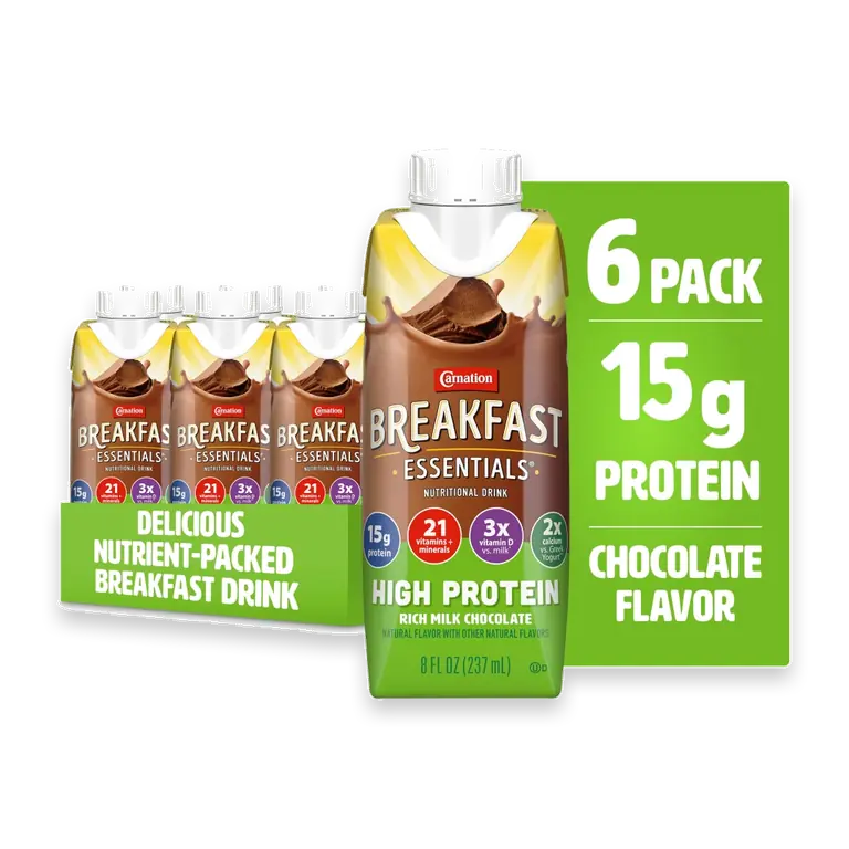 Breakfast Essentials High Protein Ready to Drink Chocolate Protein Shake Multipack