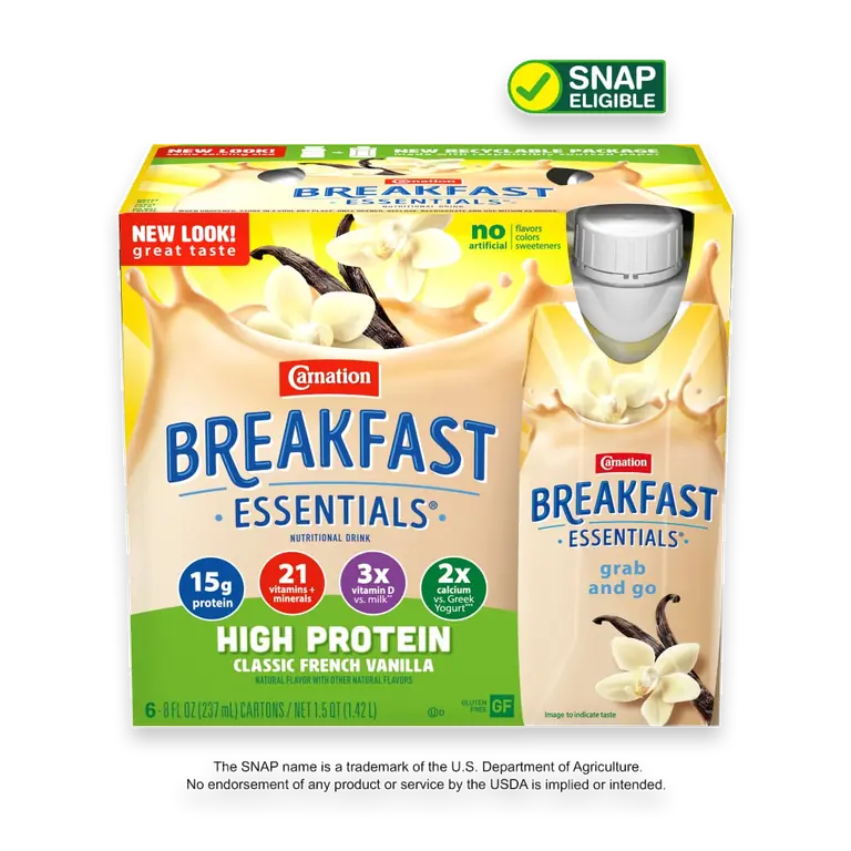 Breakfast Essentials High Protein Ready to Drink Vanilla Protein Shake Multipack