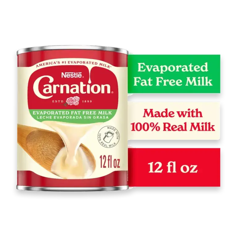 Nestlé Carnation Evaporated Fat-Free Milk Vitamin A and D Added Evaporated Milk Canned