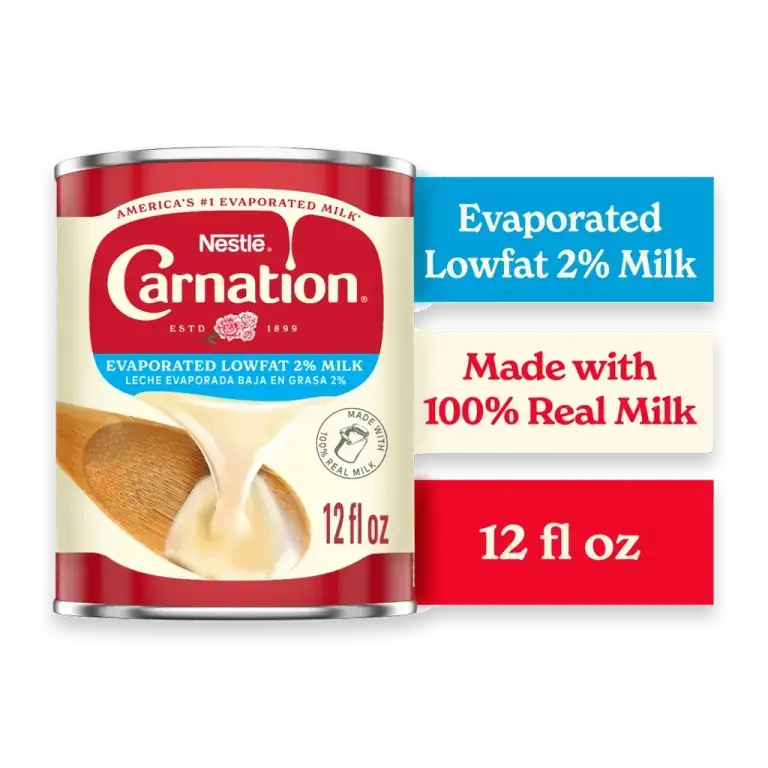 Nestlé Carnation Evaporated Lowfat 2% Milk Vitamin D Added Shelf Milk Evaporated Milk Canned