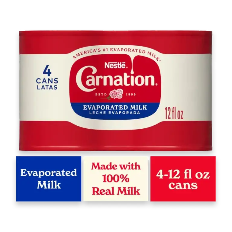 Nestlé Carnation Evaporated Milk Canned Vitamin D Added 4PK