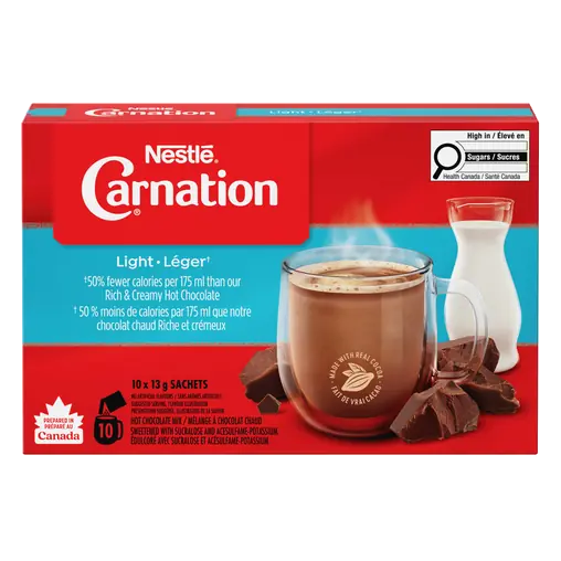 Nestlé Carnation Hot Chocolate Mix Light 130 g