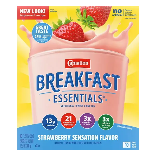 Strawberry Sensation Flavored Complete Nutritional Drink