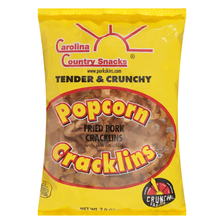 Snacks Popcorn Cracklins Tender & Crunchy