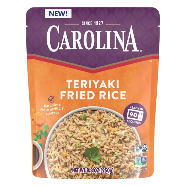 Gluten Free 90 Second Microwave Teriyaki Fried Rice