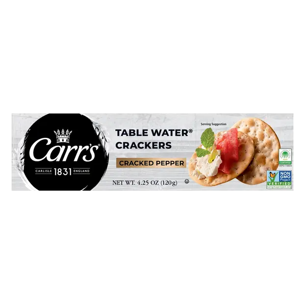 Cracked Pepper Table Water Crackers