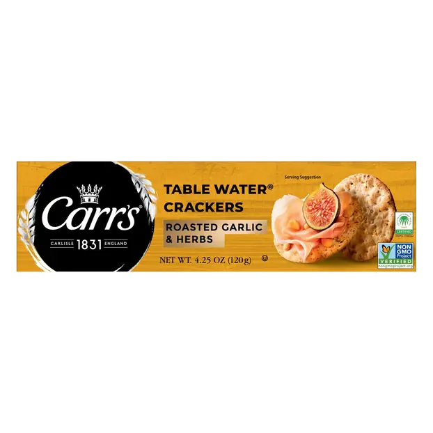 Roasted Garlic & Herbs Table Water Crackers