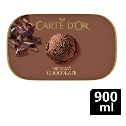 Carte D'Or Indulgent Chocolate Ice Cream Tub