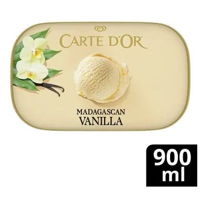 Madagascan Vanilla Ice Cream Tub Dessert