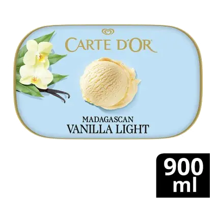 Carte D'Or Vanilla Light Ice Cream Tub