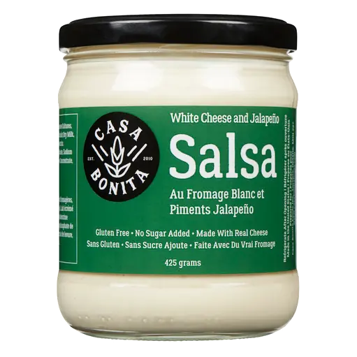 Salsa White Cheese and Jalapeño Mild 425 g