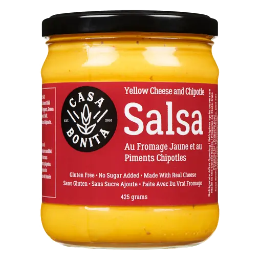 Yellow Cheese and Chipotle Salsa Medium 425 g